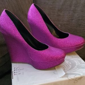 Pink Sparkle 💖  Wedges
